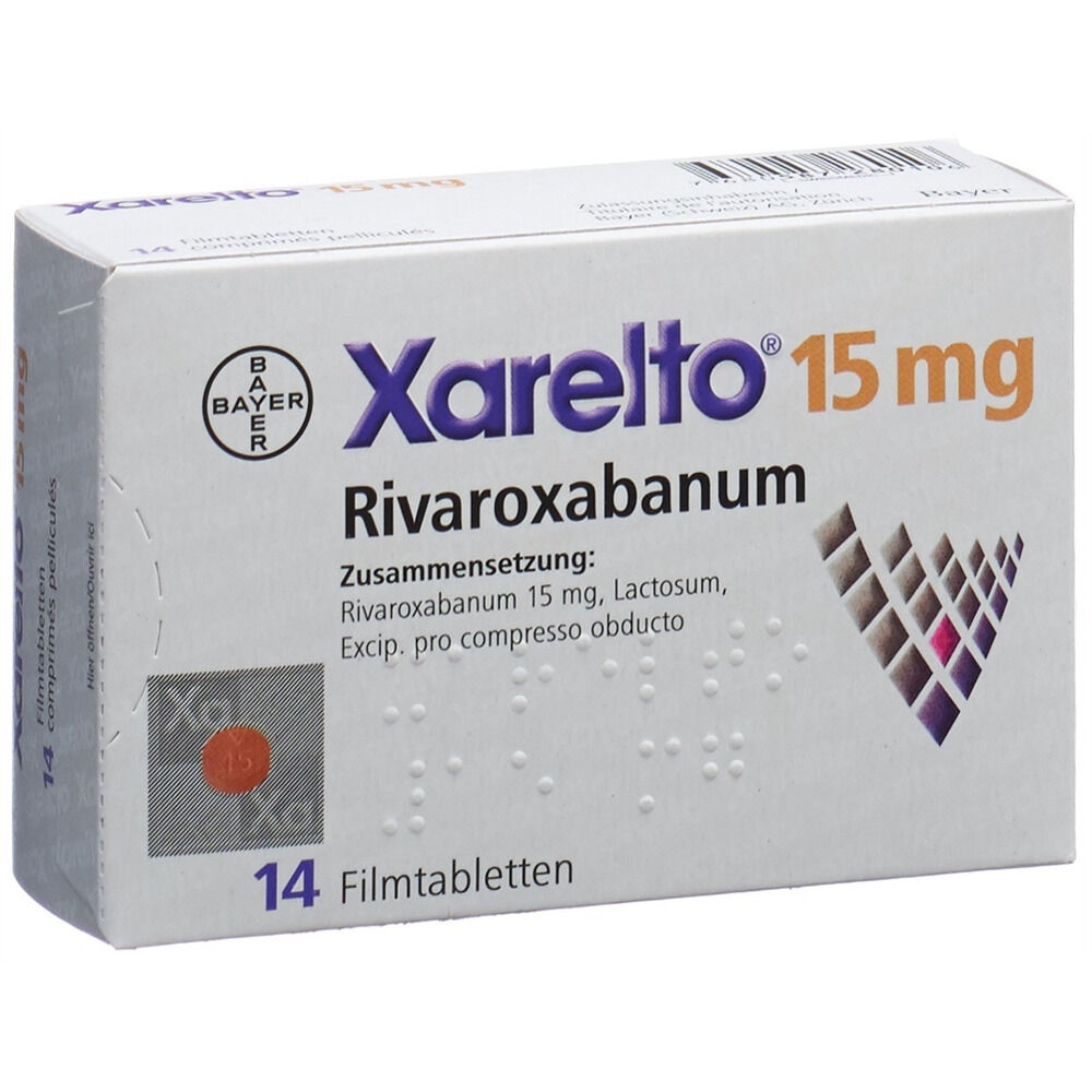 Xarelto 15mg Rivaroxaban Tablets