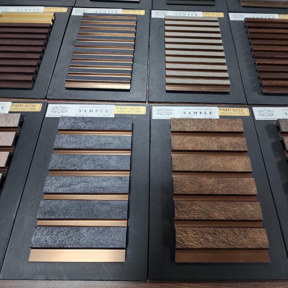 Uniclad Ps/charcoal Fluted Louver Panel For Wall - Feature: Easy To Install