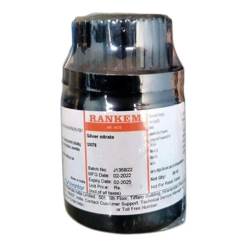 Silver Nitrate Crystal - Application: Laboratory