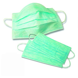 Green Surgical Face Mask - Age Group: Suitable For All Ages