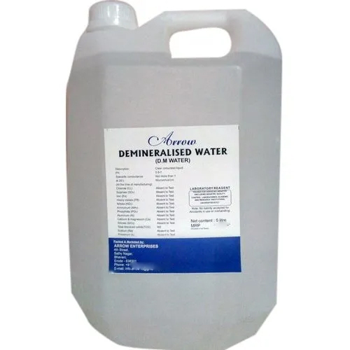 Demineralised Water Liquid - Grade: Industrial Grade