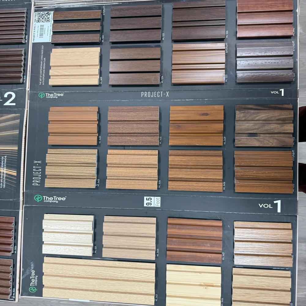 WOODEN Collection Fluted Panel/Louver for Bed-Back Wall & Ceiling