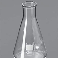 Narrow Mouth Erlenmeyer Flask - Color: Transparent