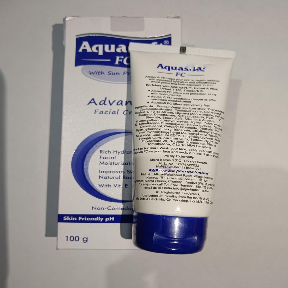 Aquasoft FC Advanced Facial 100gm Cream with Sun Protection