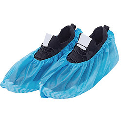 Non Woven Disposable Shoe Cover - Color: Blue