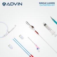 Single Lumen Catheter Kit - Polyurethane Material, Coaxial Design, Kink Resistant, Mri Compatible | Softness Insertion, Clear Pu Extension, Dual Ended Guide Wire