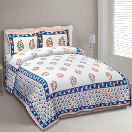 Floral Bed Sheet - Color: Multicolor