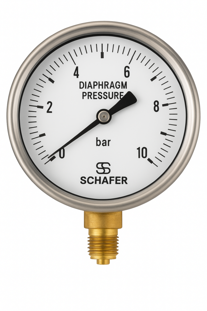 Schaefer Diaphragm Pressure  Gauges