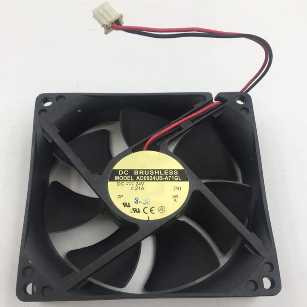 Adda Ad0924Ub-A71Gl 24V 0.21A 9225Mm 2-Wire Axial Cooling Fan - Color: Black