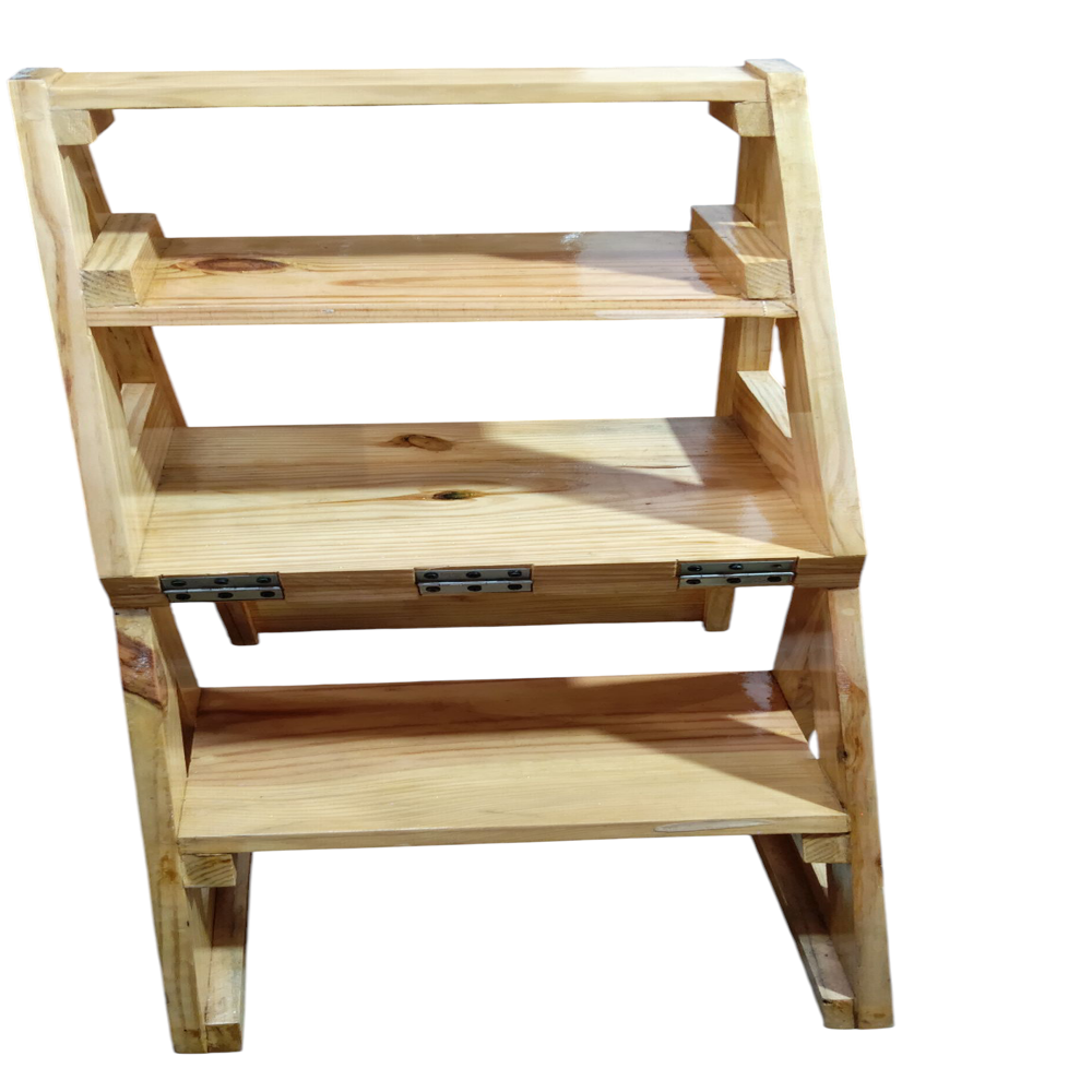 Chair Came Ladder - Color: Brown