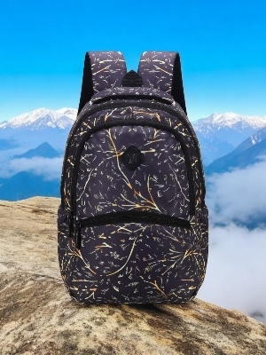 Stylish College Bag For Girl'S - Design: Printed