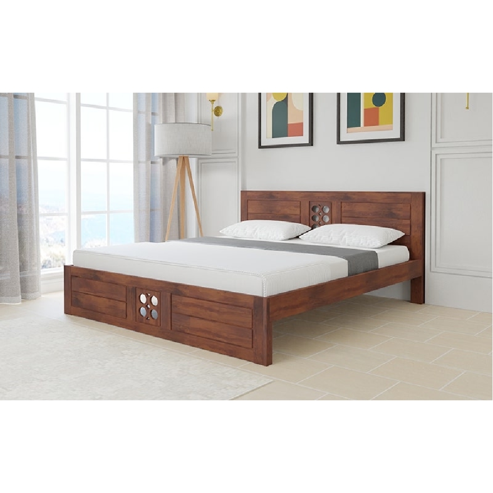 Royaloak Audi Wooden King Bed - Bd20222002-6 - Assembly: Carpenter Assembly