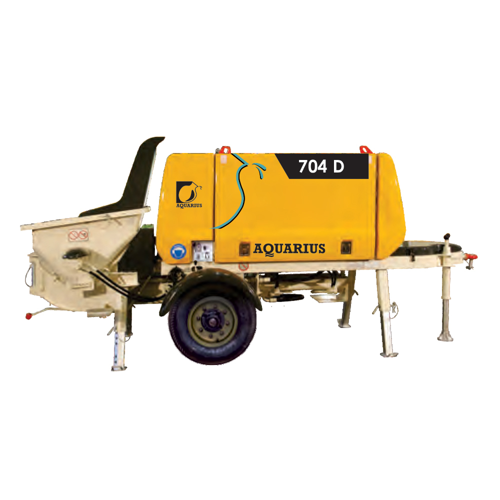 704D Stationary Concrete Pump - Feature: Stable Performance