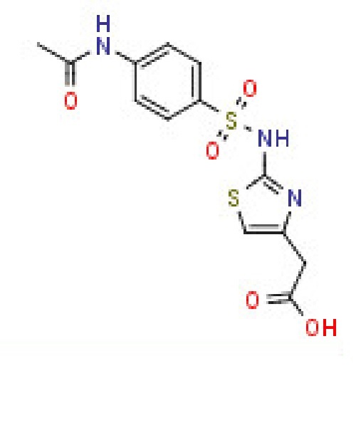 [2-(([4-(Acetylamino)phenyl]sulfonyl)amino)-1,3-thiazol-4-yl]acetic acid