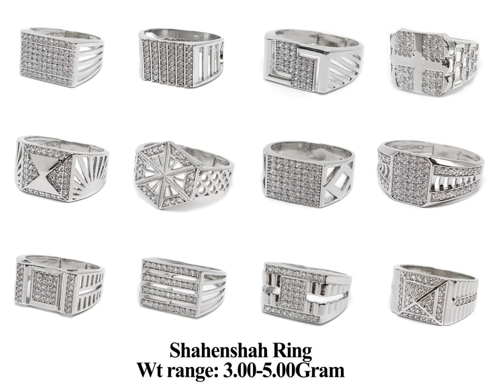 92.5 Silver Shahenshah Ring