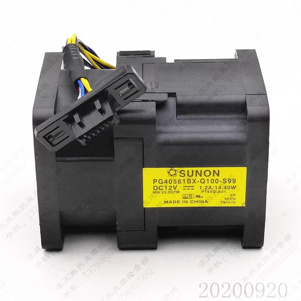 SUNON PG40561BX-Q100-S99 12V DC 1.2A 4056mm 14.4W 27700RPM Axial Cooling Fan