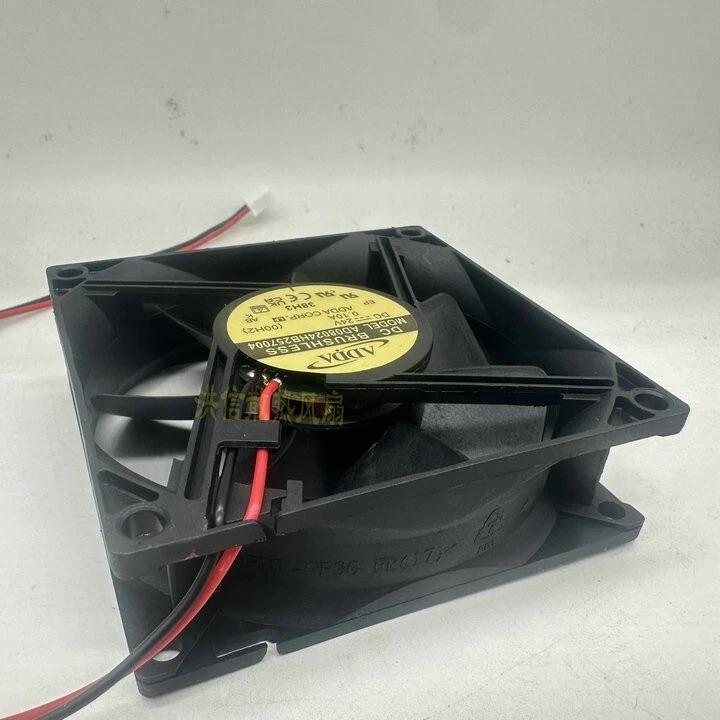 ADDA AD08024HB257004 DC24V 0.10A 8025 8cm 2 wire Axial Cooling fan
