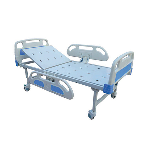 1011 Manual Semi Fowler Bed - Color: White