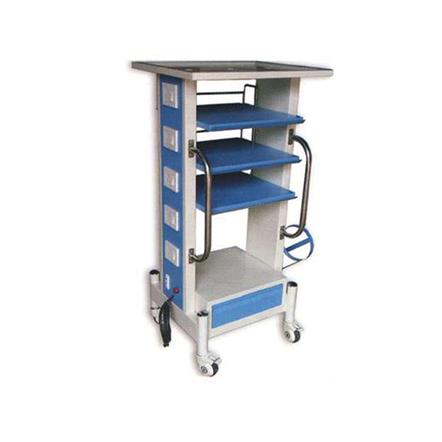 1036 Laparoscopy Trolley - Color: Green