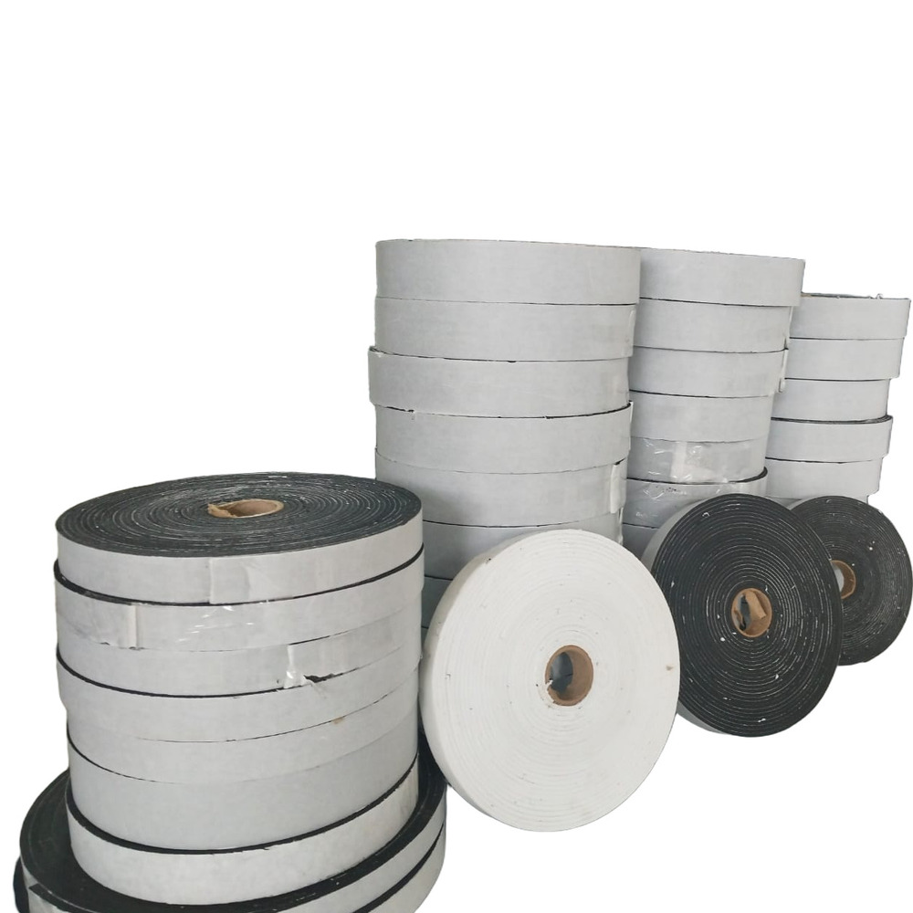 Self Adhesive Gasket Foam Tape - Color: Black / White