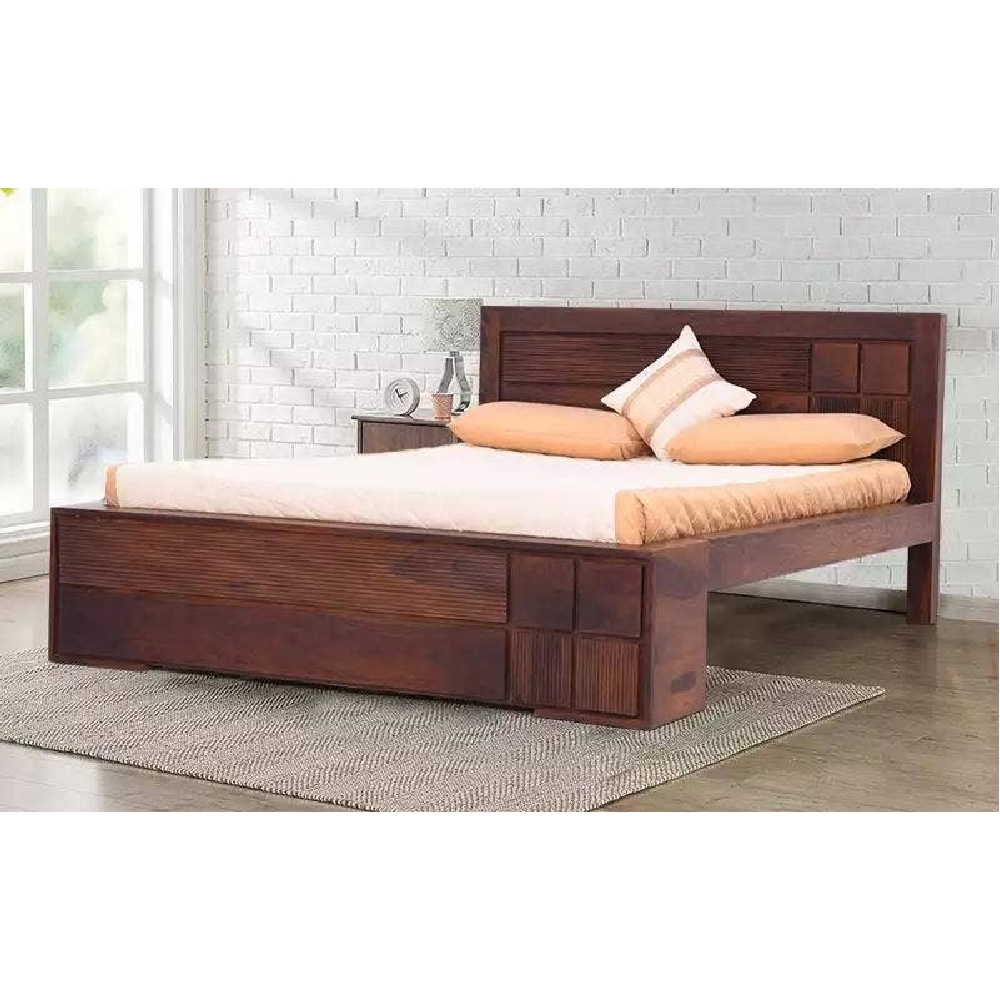 Royaloak Mourya Queen Size Bed In Sheesham Wood - Bd20154002-5 - Assembly: Carpenter Assembly