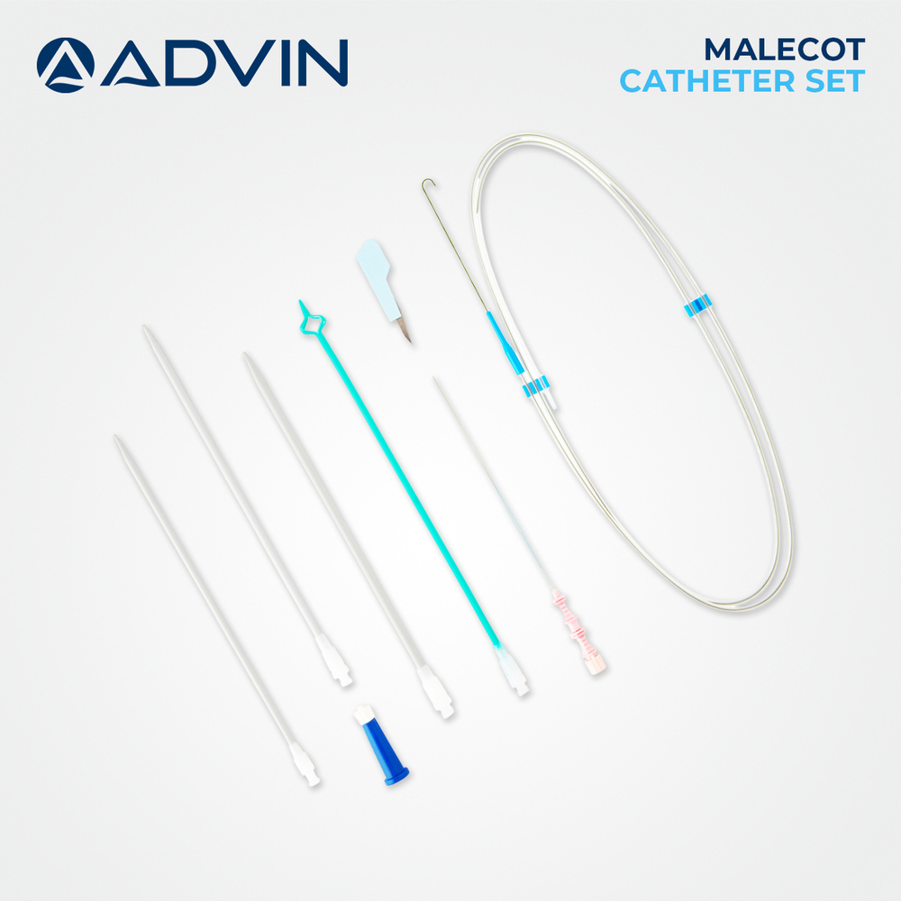 Malecot Catheter Set - Operating Type: Manual