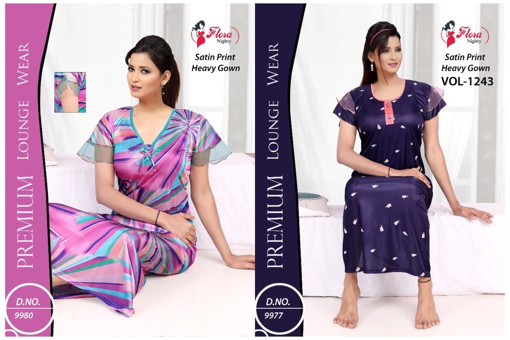 Satin Nightwear in Silk