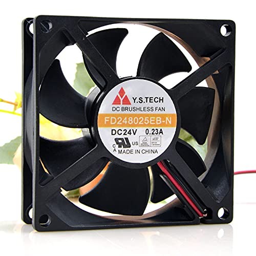 Y.S.TECH FD248025EB-N 24V 80mm Fan 24V 0.23A 8025mm Elevator Inverter Axial Cooling Fan