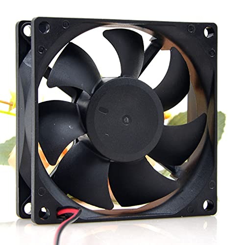 Y.s.tech Fd248025eb-n 24v 80mm Fan 24v 0.23a 8025mm Elevator Inverter Axial Cooling Fan - Color: Black