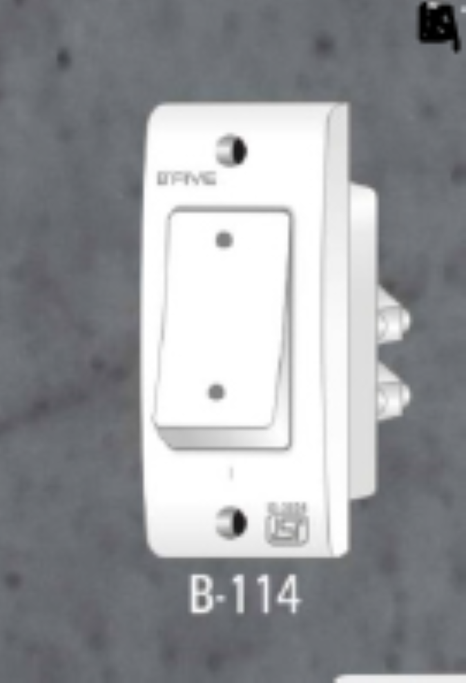 Nexa Series Non Modular 6 Amp 2 Way Switch - Reliable Performance, Effortless Control