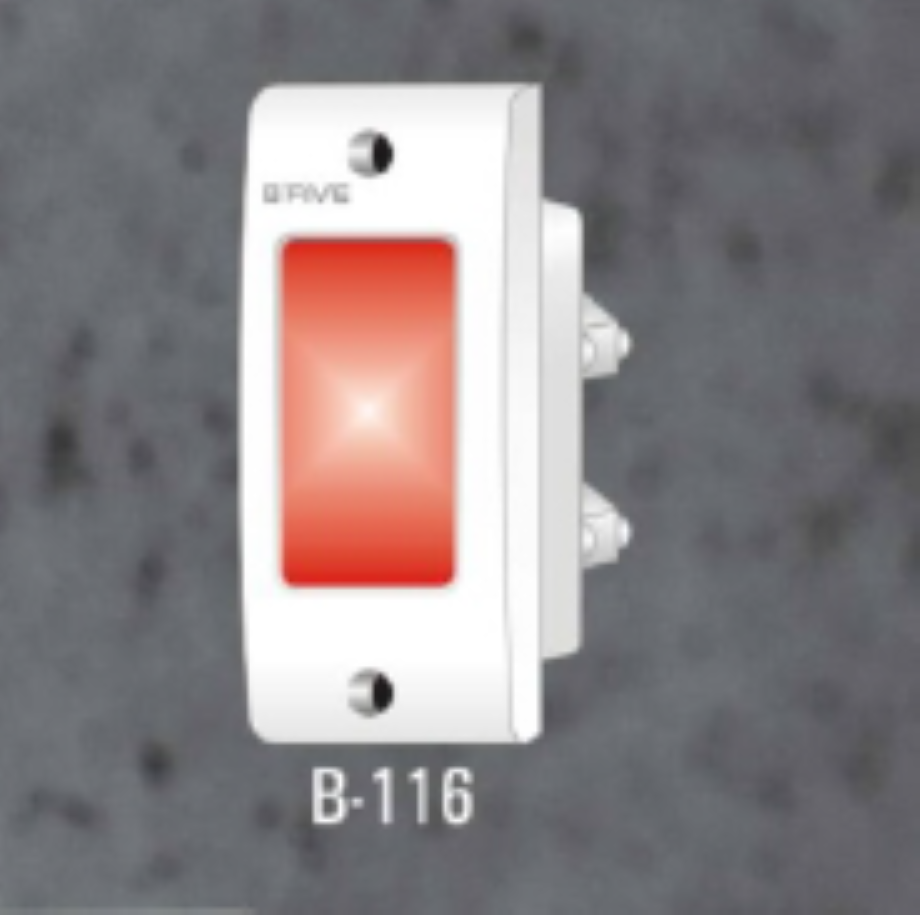 Modular Switches | 6 Amp. Indicator - Color: White