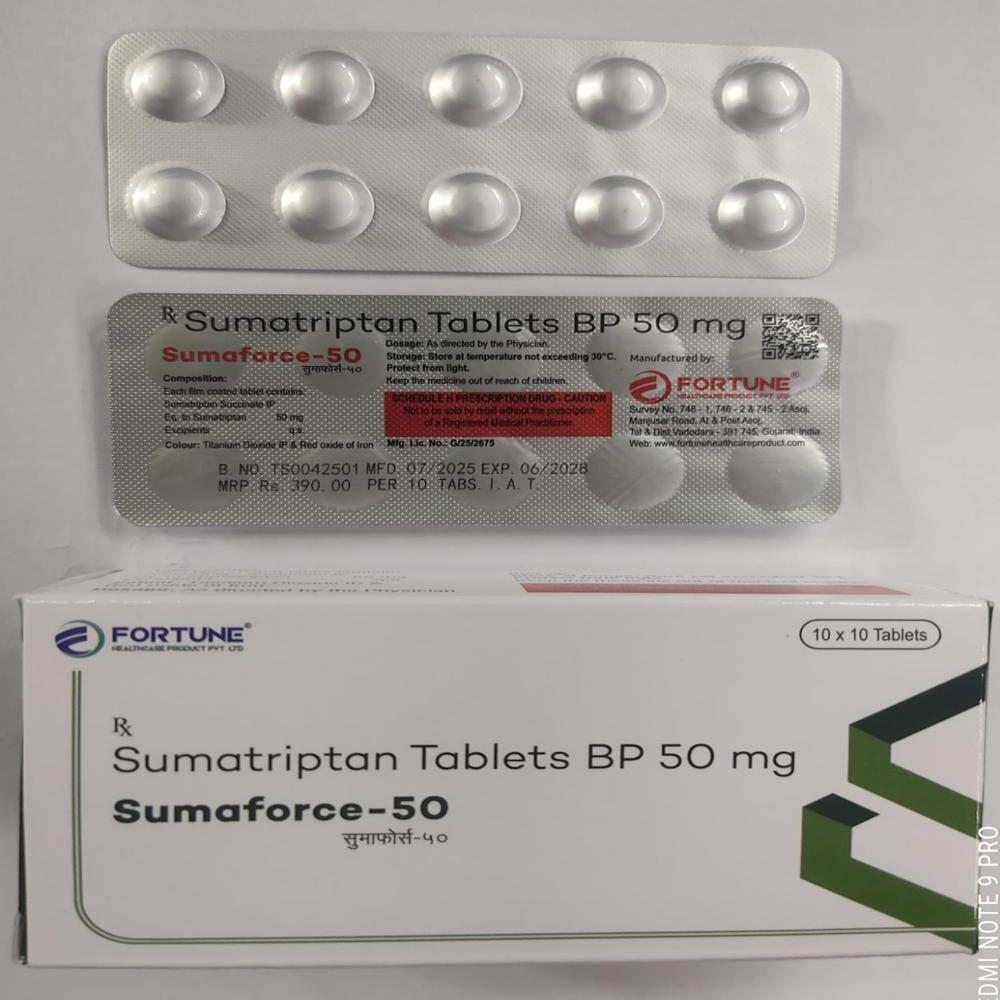 Sumatriptan Bp 50 Mg Tablets
