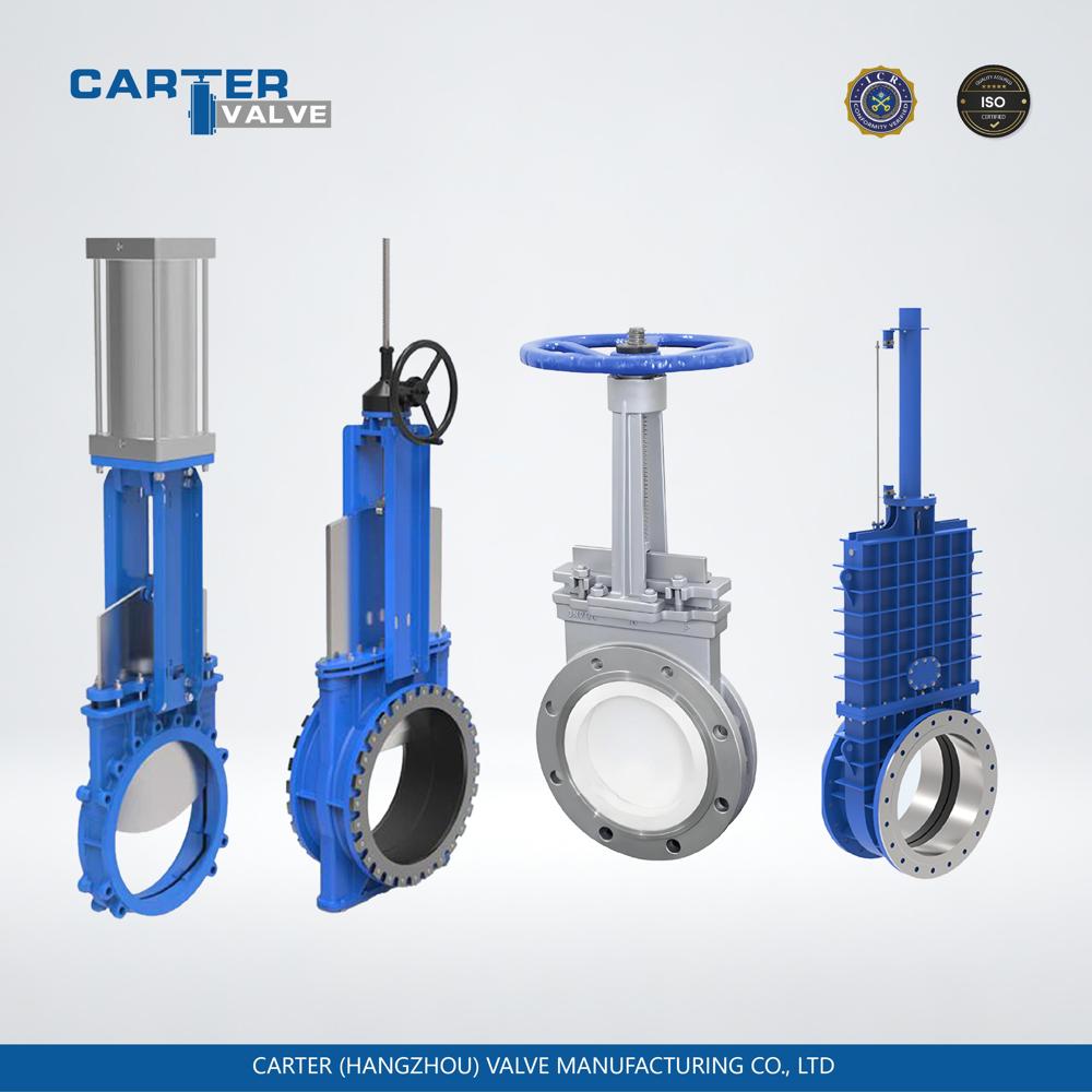 Knife Gate Valve / Through Conduit Knife Gate Valve, Stainless Steel, Flanged, Manual Handwheel, Through Conduit Structure, Pulp/paper Slurry, Din Standard - Application: Slurry