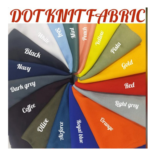 Multicolor Dot Knit Fabric - Application: Apparel/clothing
