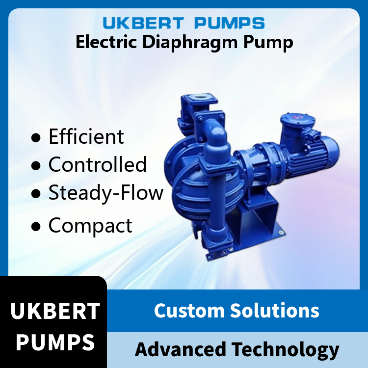 Cast Steel Electric Diaphragm Pump - Discharge Pressure: 12 Bar