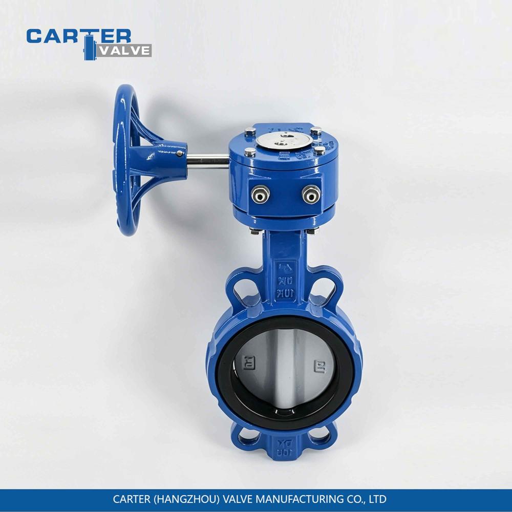 Butterfly Valve / Wafer Butterfly Valve, Carbon Steel, Wafer, Gear Operated, Soft Seated Structure, Water/Oil/Gas, API 609 Standard