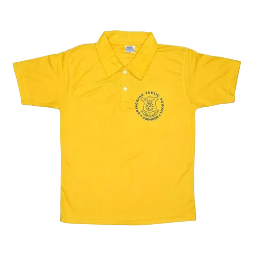 Yellow School T-Shirt - Feature: High Quality