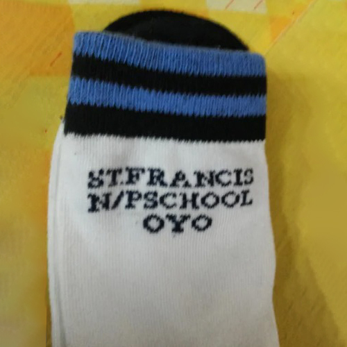 Calf Length Stripped School Socks
