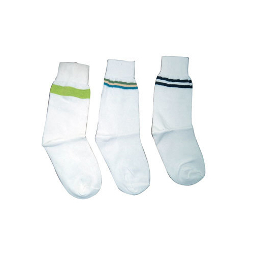 White School Socks