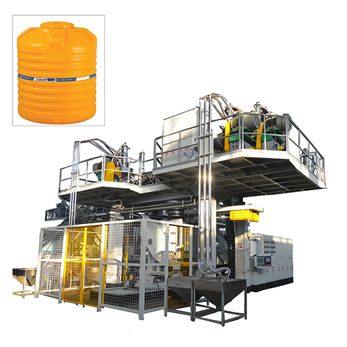 2000Ltr 8lyr with Servo And Induction heater Water Tank Blow Molding Machine