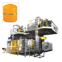 2000ltr 8lyr With Servo And Induction Heater Water Tank Blow Molding Machine - Color: Multicolor