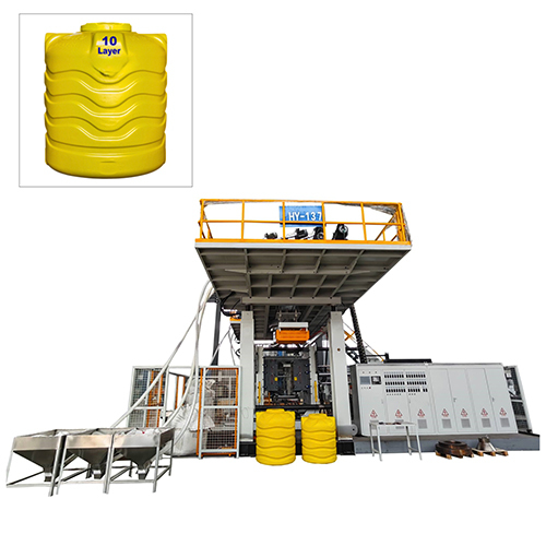 2000Ltr 10Lyr 12Lyr With Servo Motor Water Tank Blow Molding Machine - Color: Multicolor