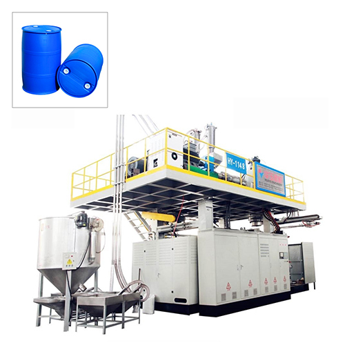 Double L Ring Drum Blow Molding Machine - Color: Off White