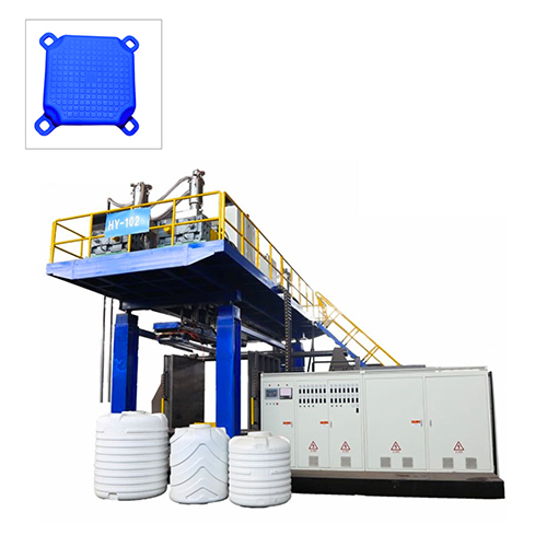 Solar Floater Blow Molding Machine - Color: Grey