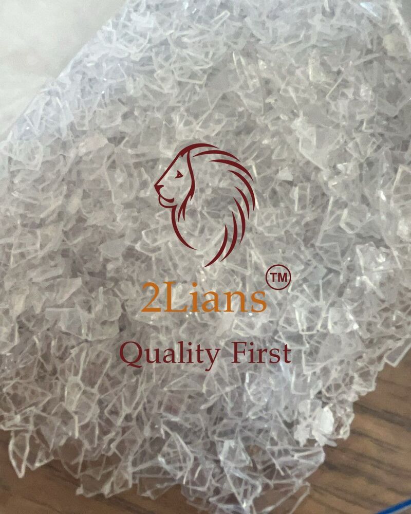 PET flakes Transparent