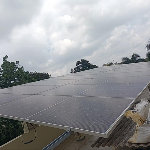 3 Kw Rooftop Solar System For Home - Color: Black