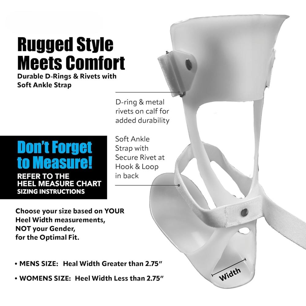 Foot Drop White - Color: Various Available