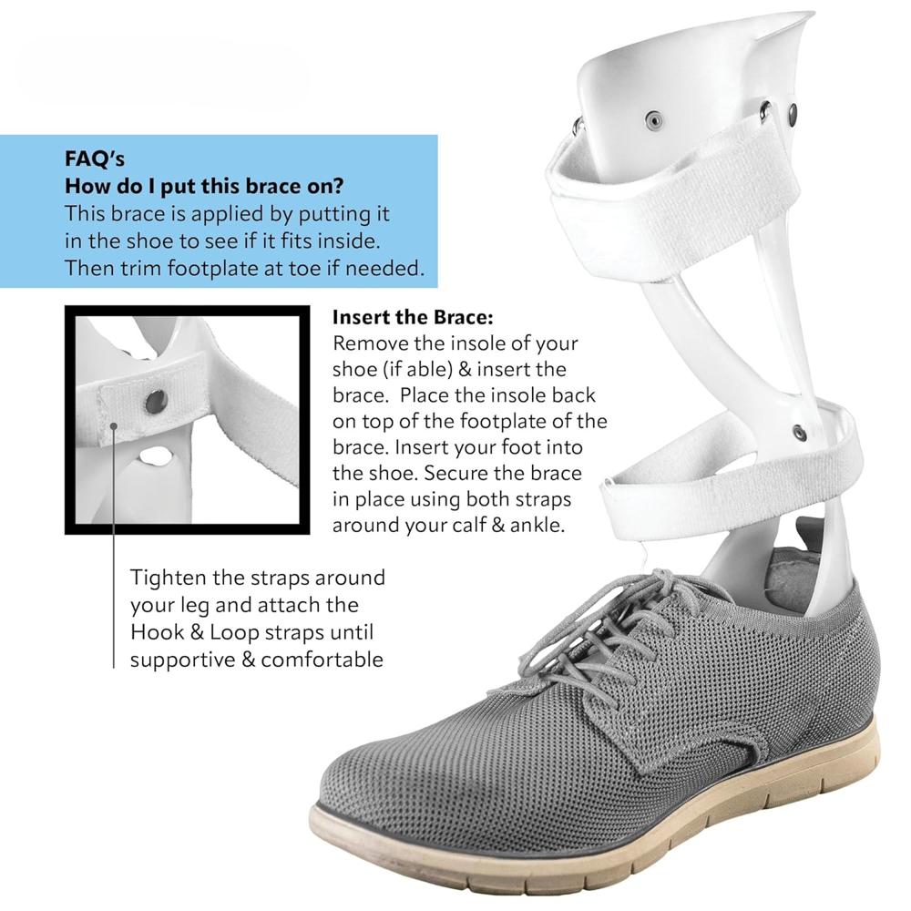 Foot Drop White - Color: Various Available