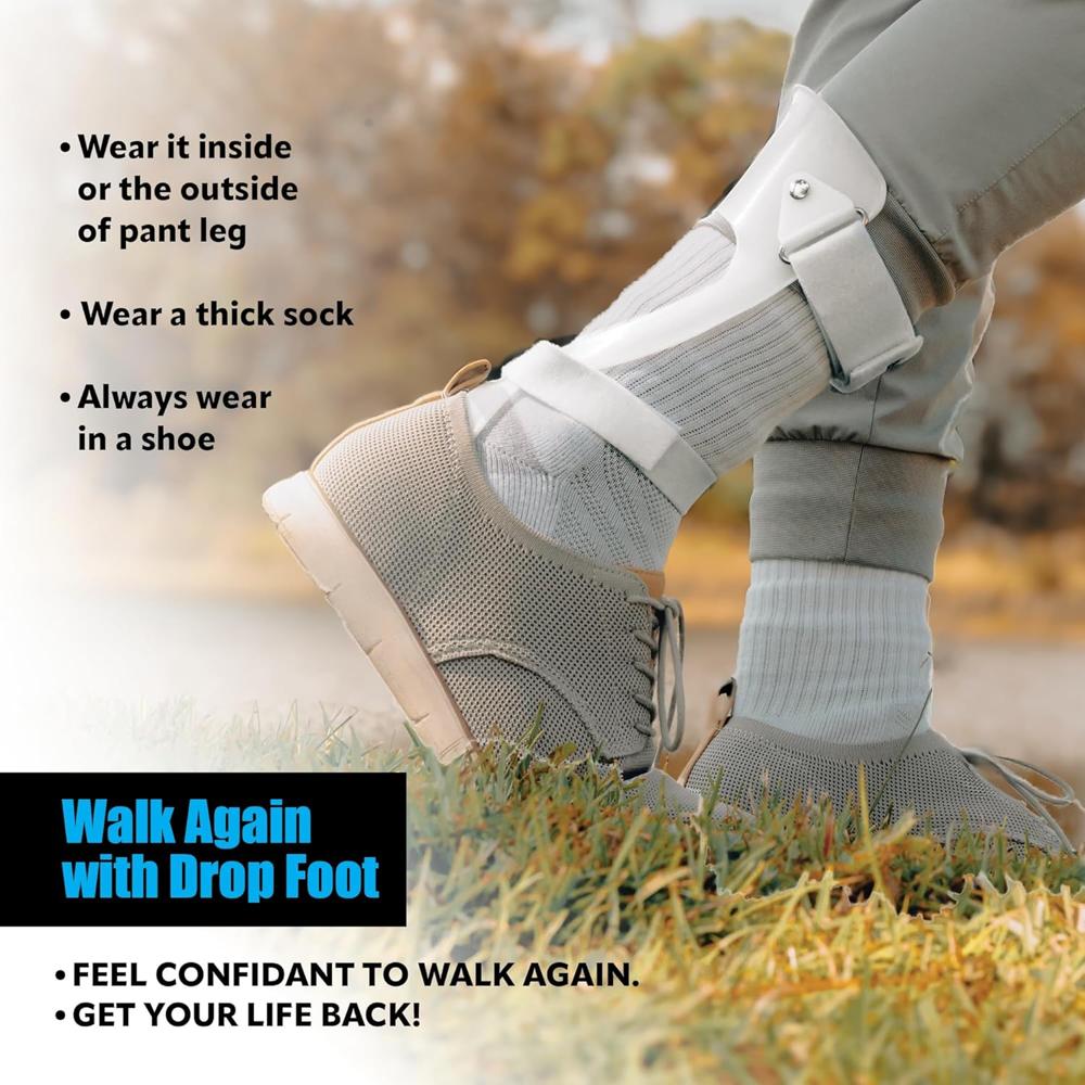 Foot Drop White - Color: Various Available