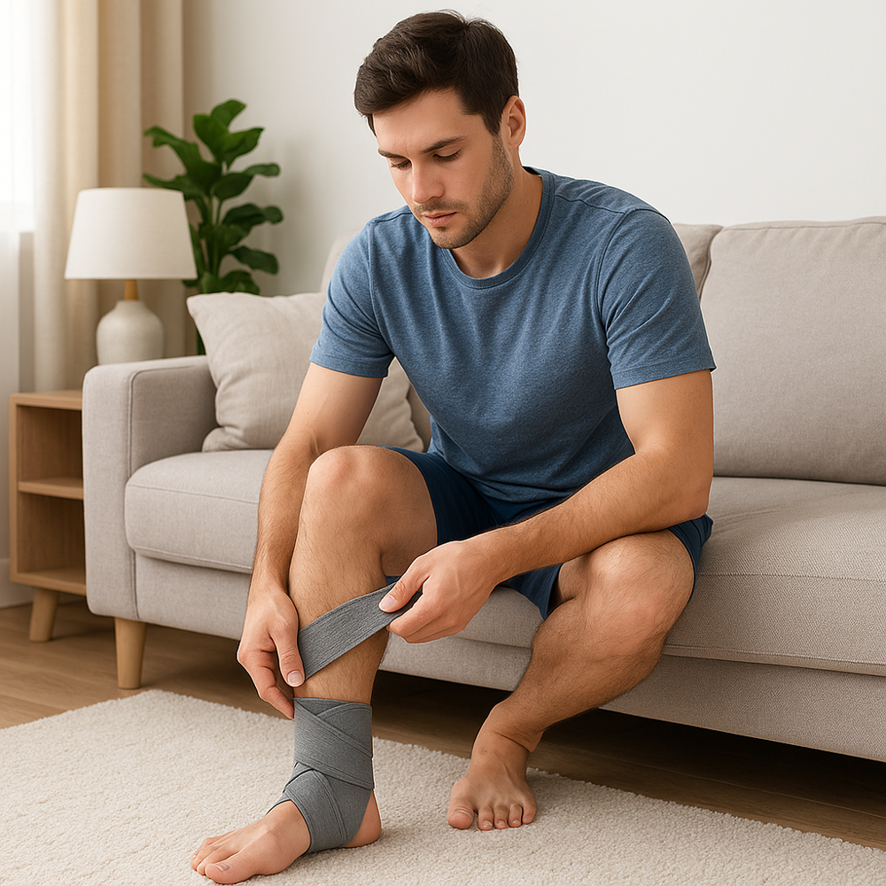 Ankle Wrap Grey